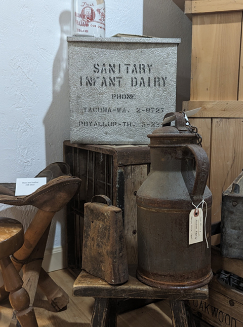 Fife History Museum Sanitary Dairy exhibit